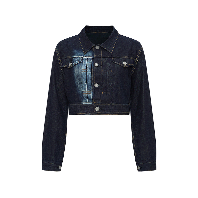 

Yohji Yamamoto Джинсовая куртка женская, Denim Blue