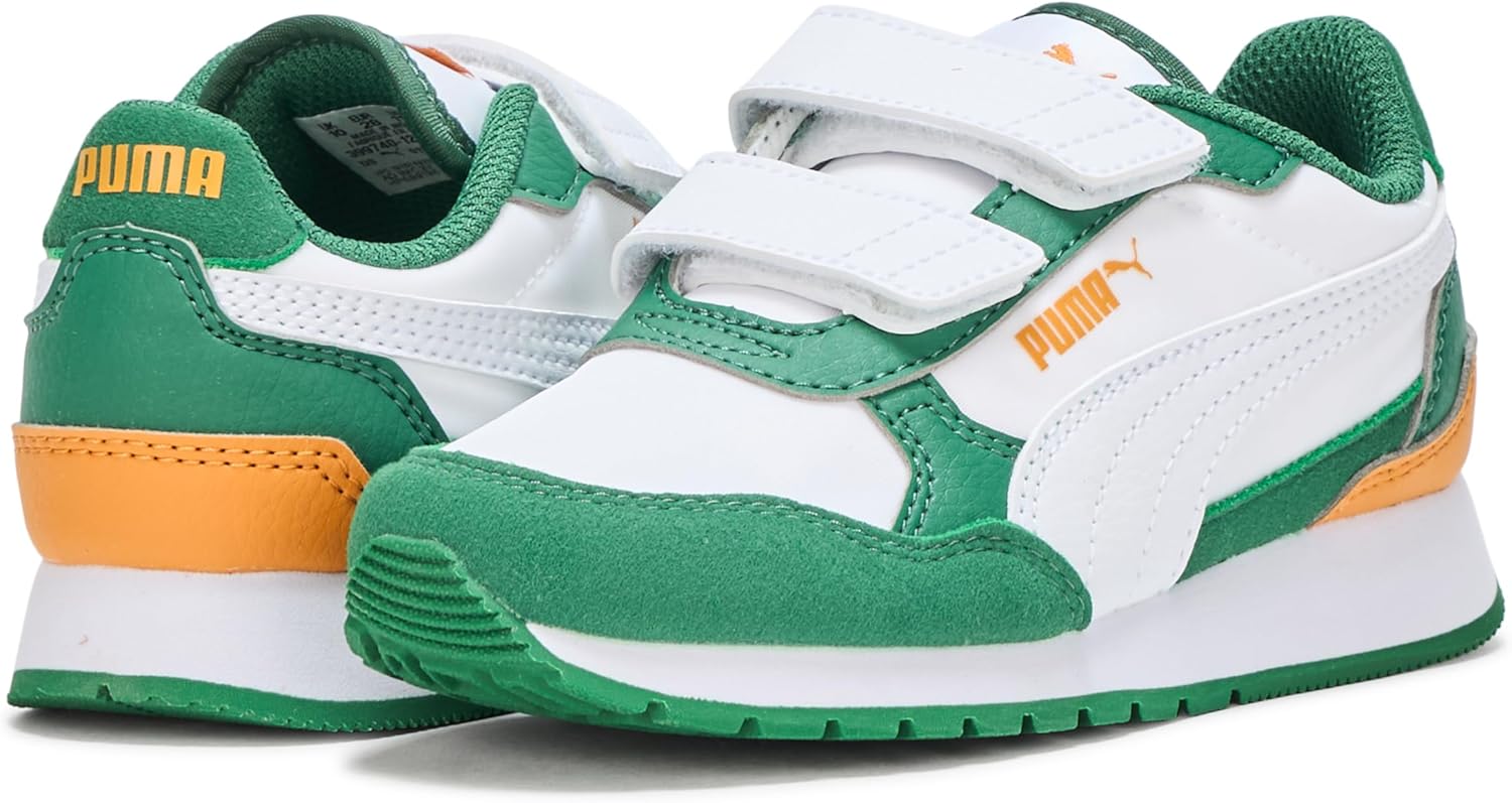 Кроссовки Puma St Runner унисекс-детские на липучке, белый — фото 3