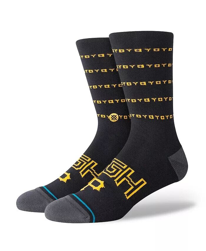

Мужские черные носки Pittsburgh Pirates 2023 City Connect Crew Stance