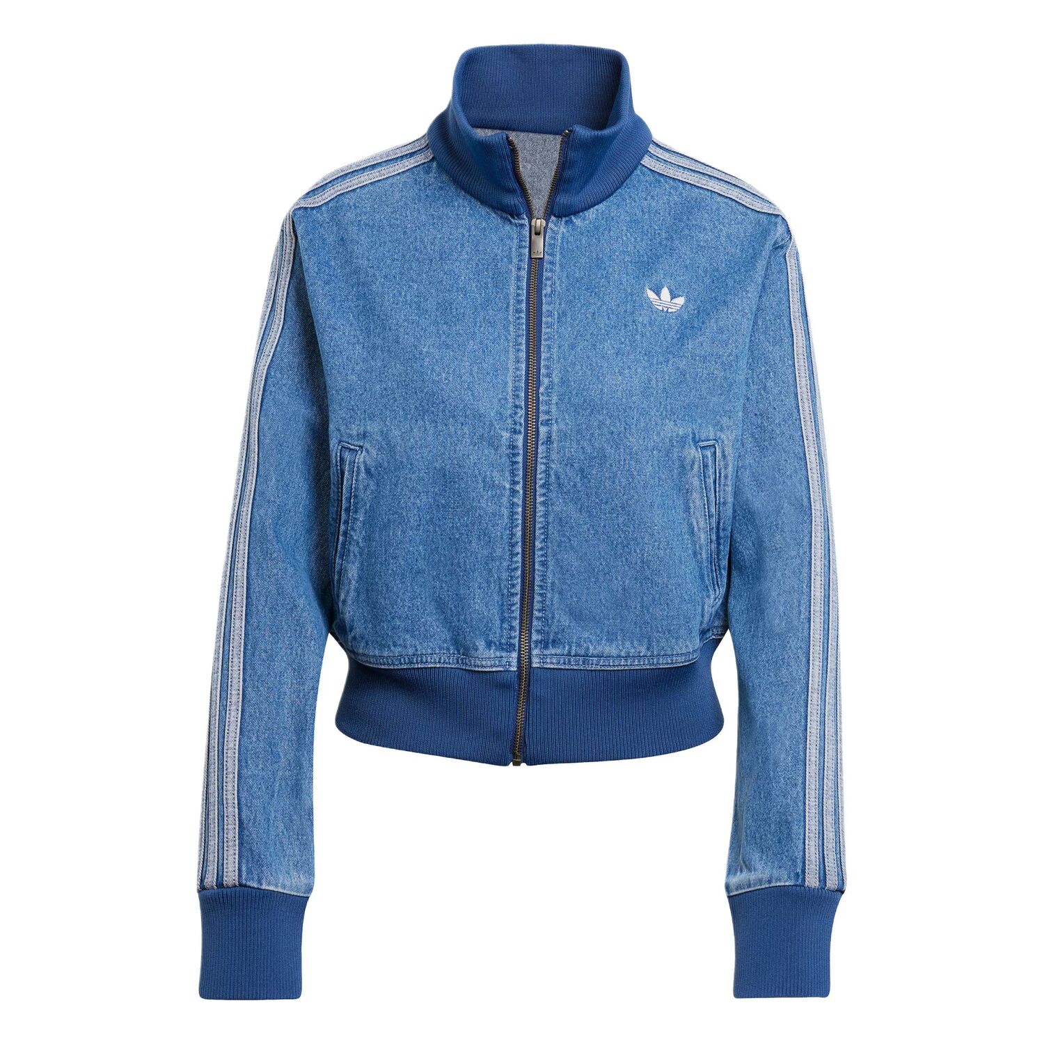 Adidas Originals Женская джинсовая куртка Adicolor, Denim Indigo — фото 3