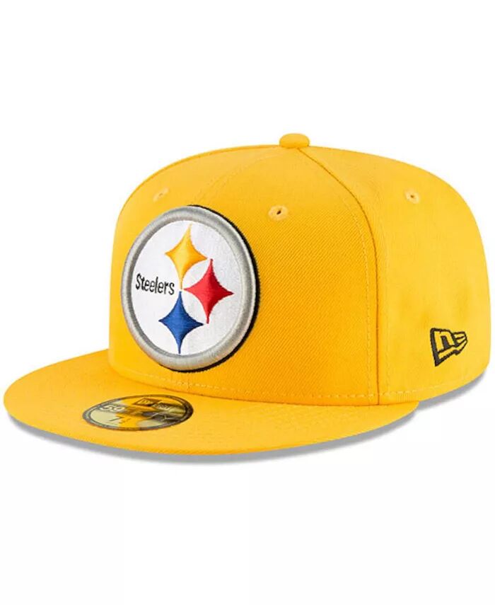 

Мужская золотая кепка Pittsburgh Steelers Omaha 59FIFTY New Era
