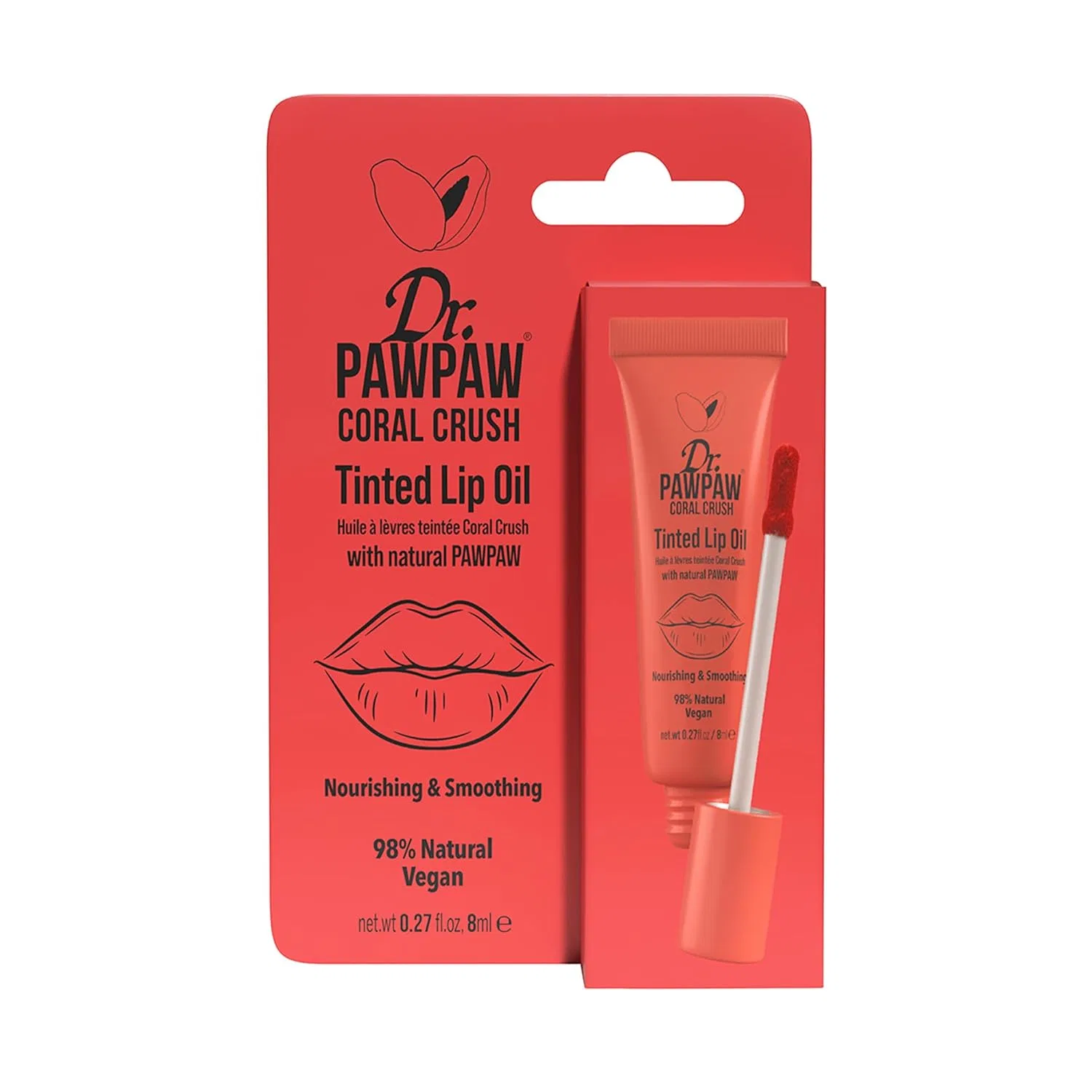Масло для губ Dr. Pawpaw Tinted Lip Oil Coral Crush, 8 мл Dr. Pawpaw Original Balm