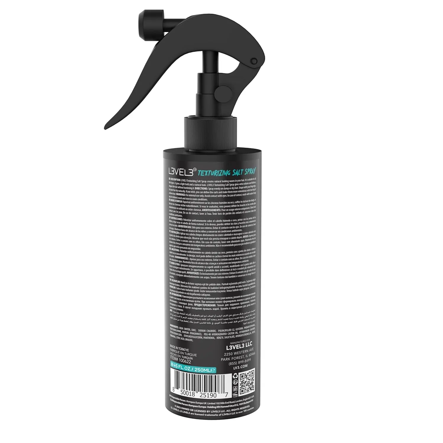 Спрей для текстурирования волос L3 Level 3 Sea Salt Texture Spray L3 — фото 2