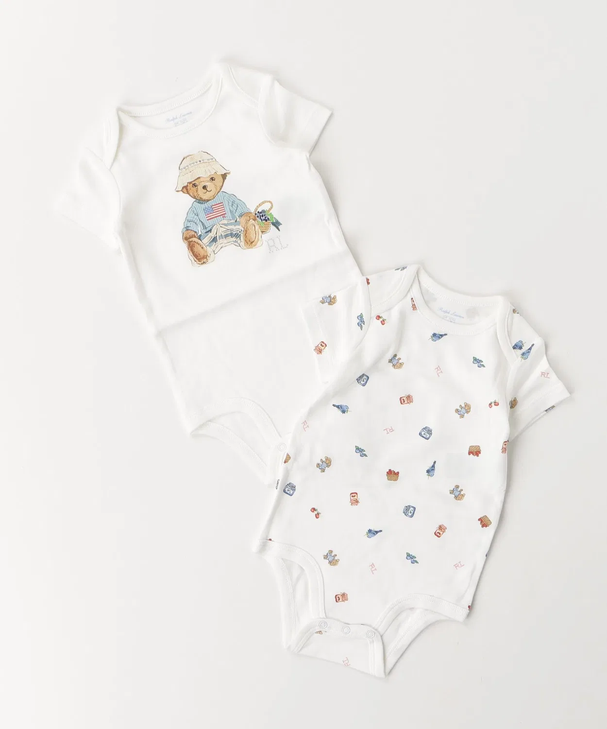 Боди-поло 2 шт., хлопок, Polo Ralph Lauren, розовый — фото 4