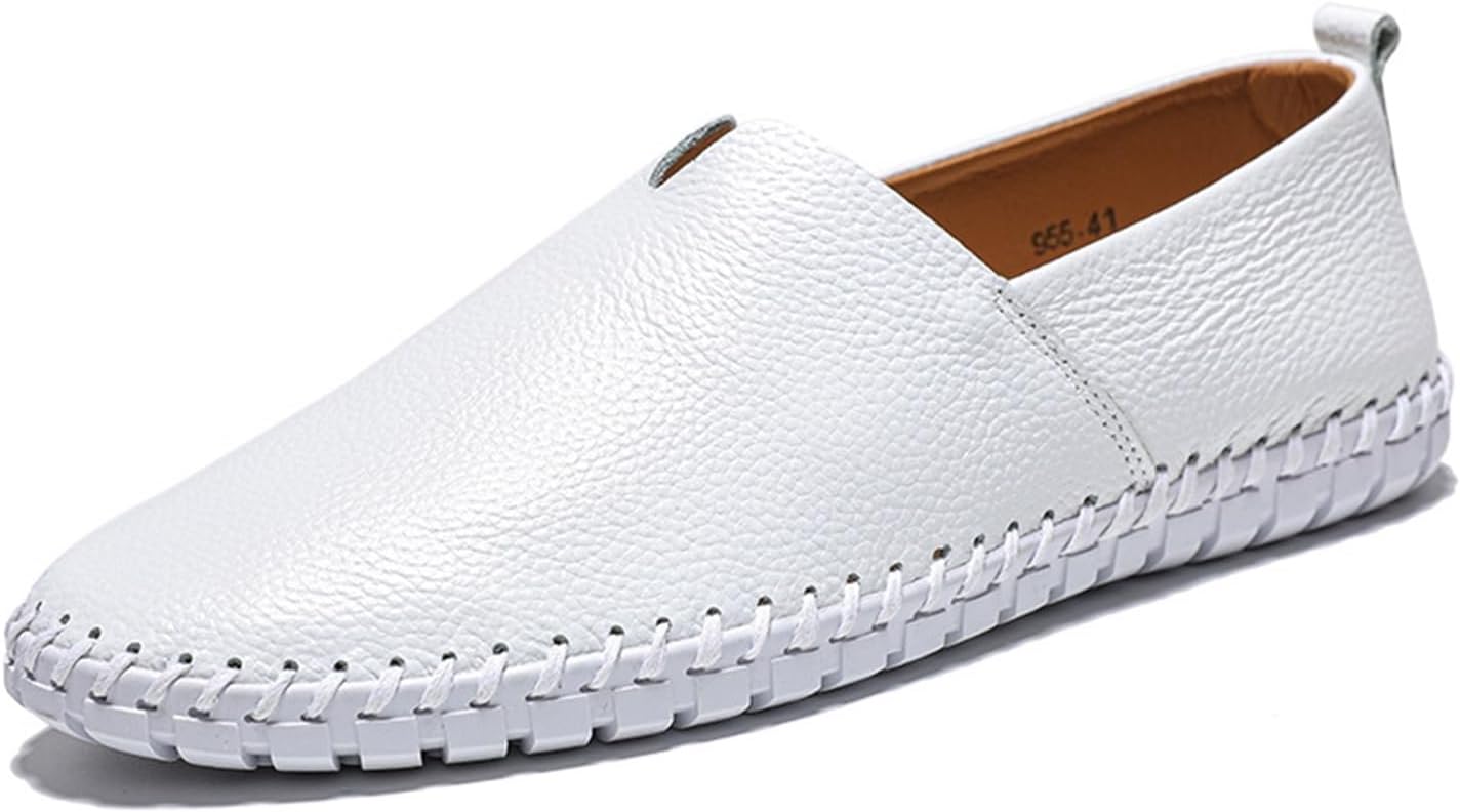 

Мужские лоферы, повседневные слипоны, легкие и удобные, для бизнеса, офиса и прогулок Generic, белый