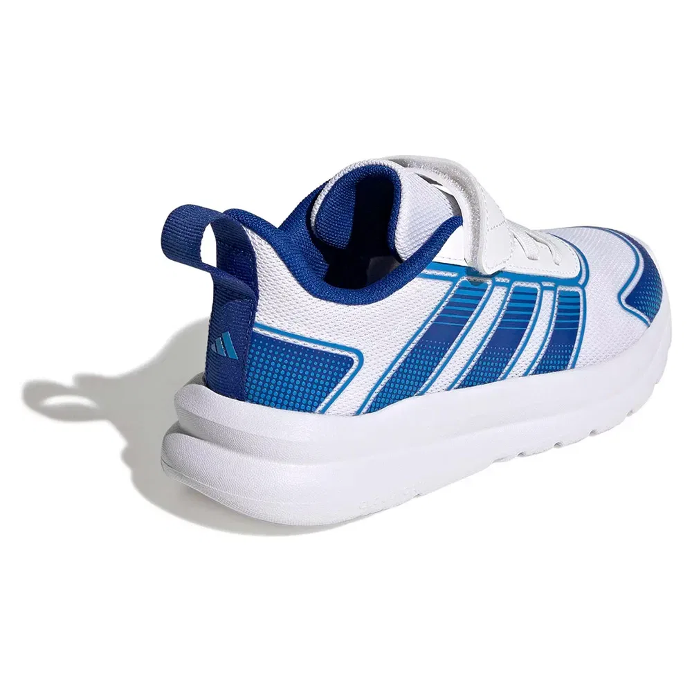 Детские кроссовки для девочек с эластичными шнурками Tensaur Run 4.0 Adidas, White — фото 4