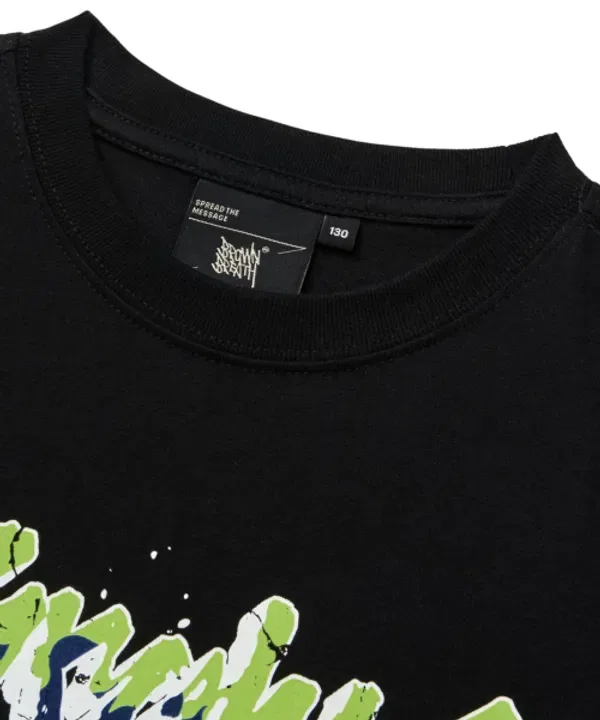 Футболка с коротким рукавом Kids holiday bb car tee, Brownbreath Kids, черный — фото 4