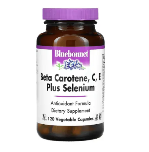 

Бета-каротин витамины C E и селен 120 капсул Bluebonnet Nutrition