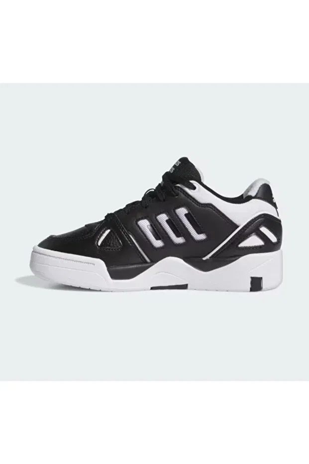 Детские кроссовки для девочек с графическим принтом Midcıty low j kids sneakers ig7057 Adidas, Black And White — фото 2