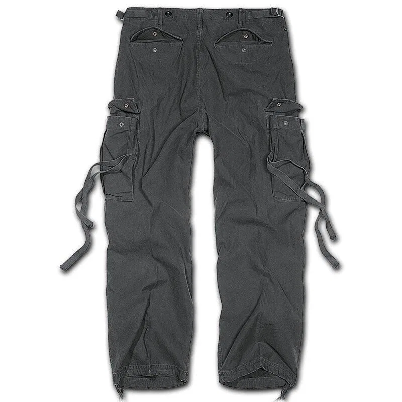 Мужские брюки M65 Vintage Pants Brandit, Black — фото 2