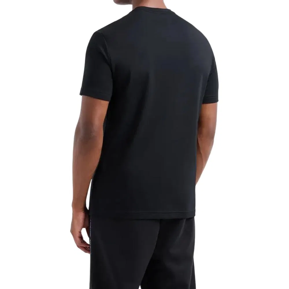 Мужская футболка с принтом EMPORIO ARMANI, Black — фото 4