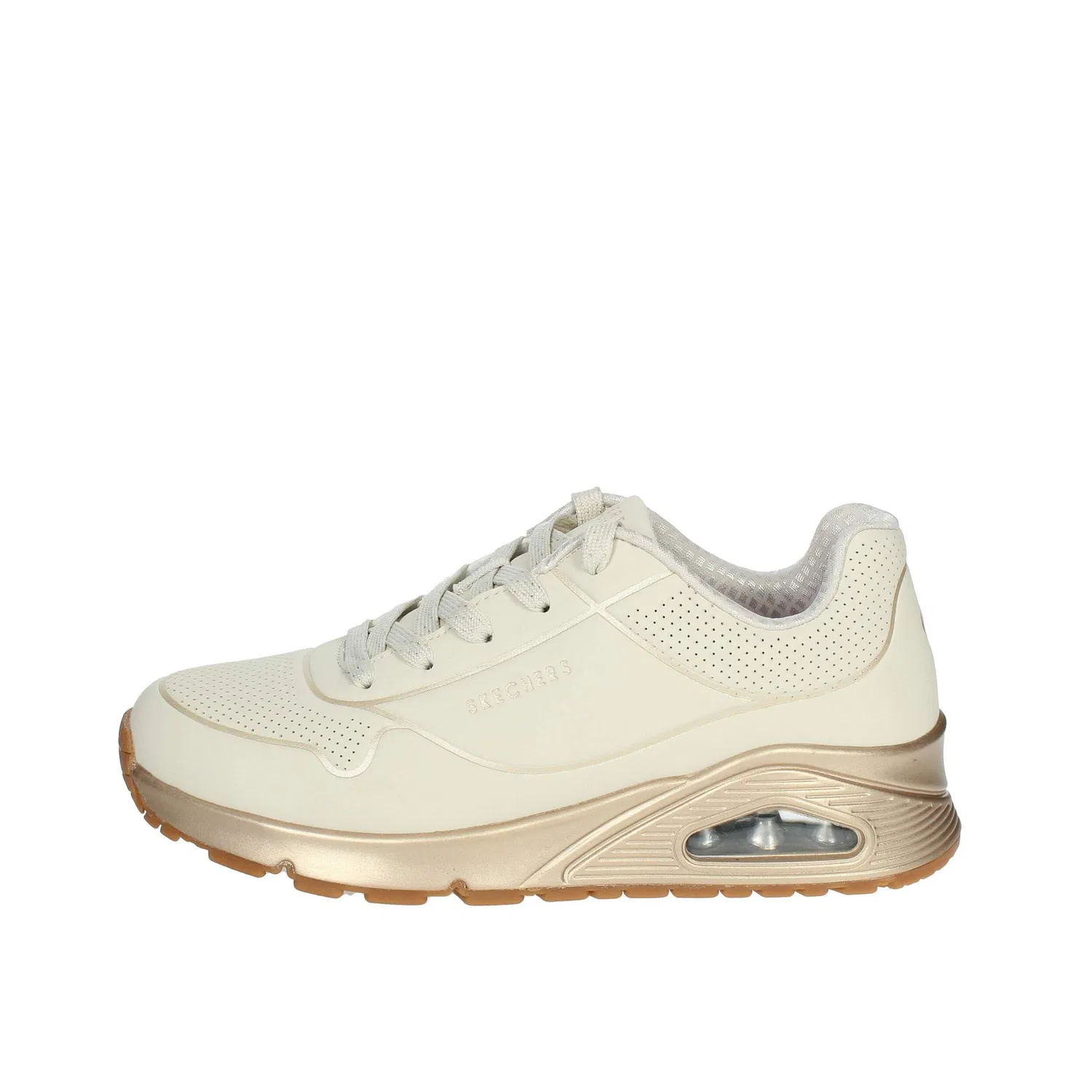 Детские кроссовки для девочек с принтом 310538l Nat Skechers, Beige