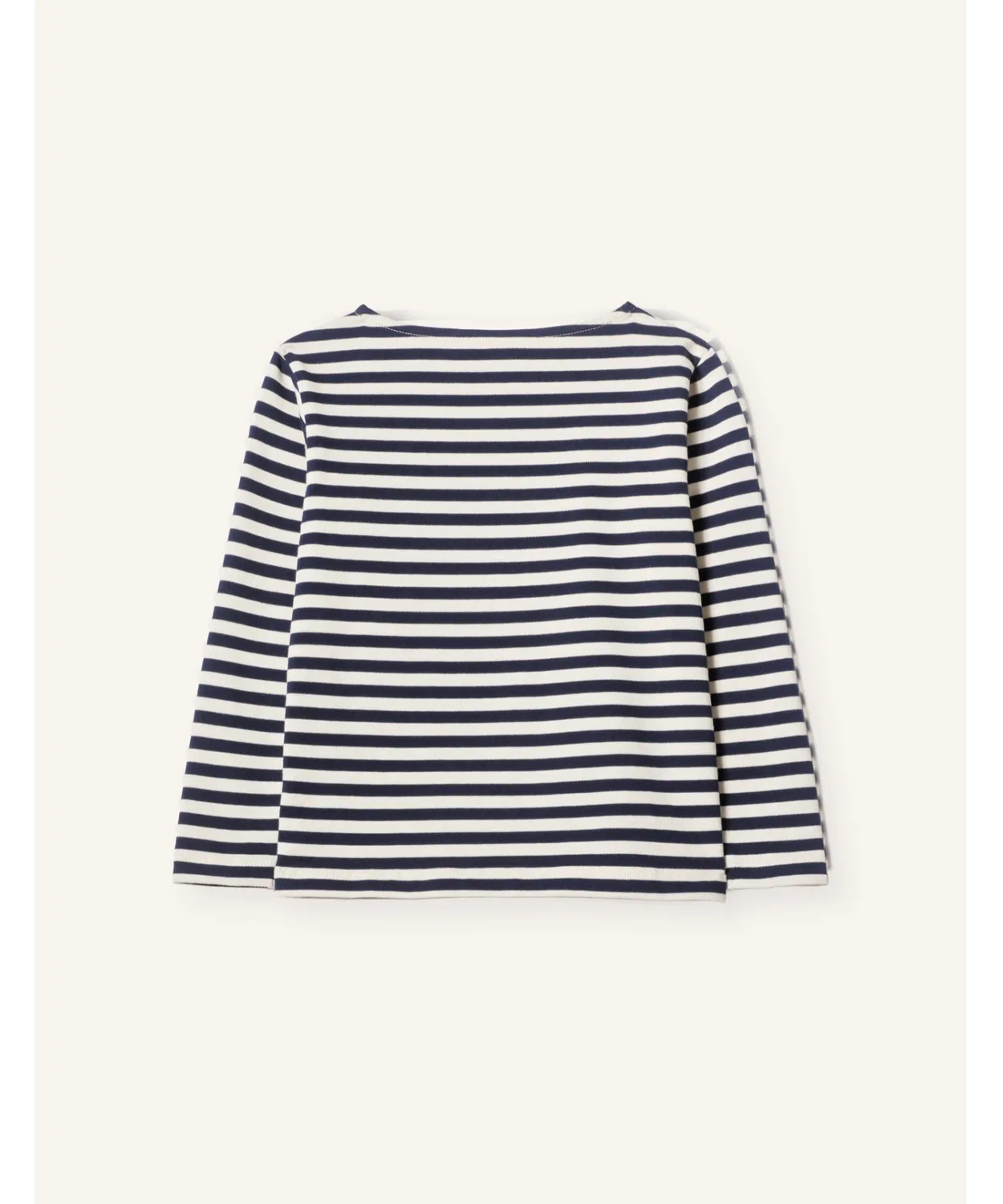 Детская футболка с длинным рукавомс принтом FOX HEAD KID LONG SLEEVES NAVY TEE Maison Kitsune, White/Navy — фото 3