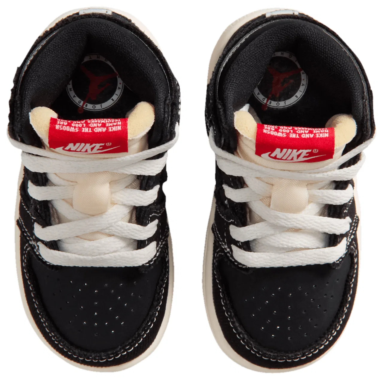 Кроссовки для мальчиков Jordan 1 Retro High OG FC, цвет Red/Black/Sail — фото 4