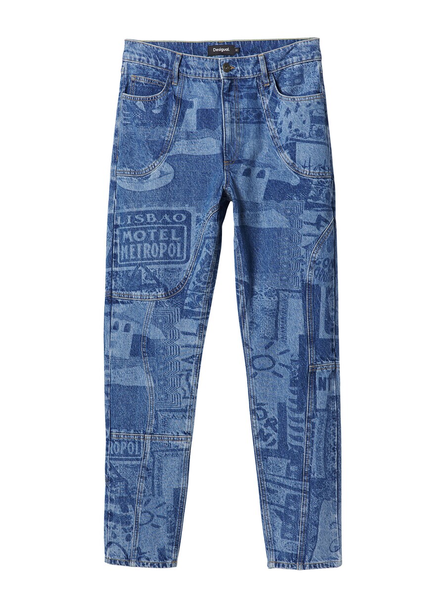 

Зауженные джинсы Desigual, цвет Blue denim/Light blue