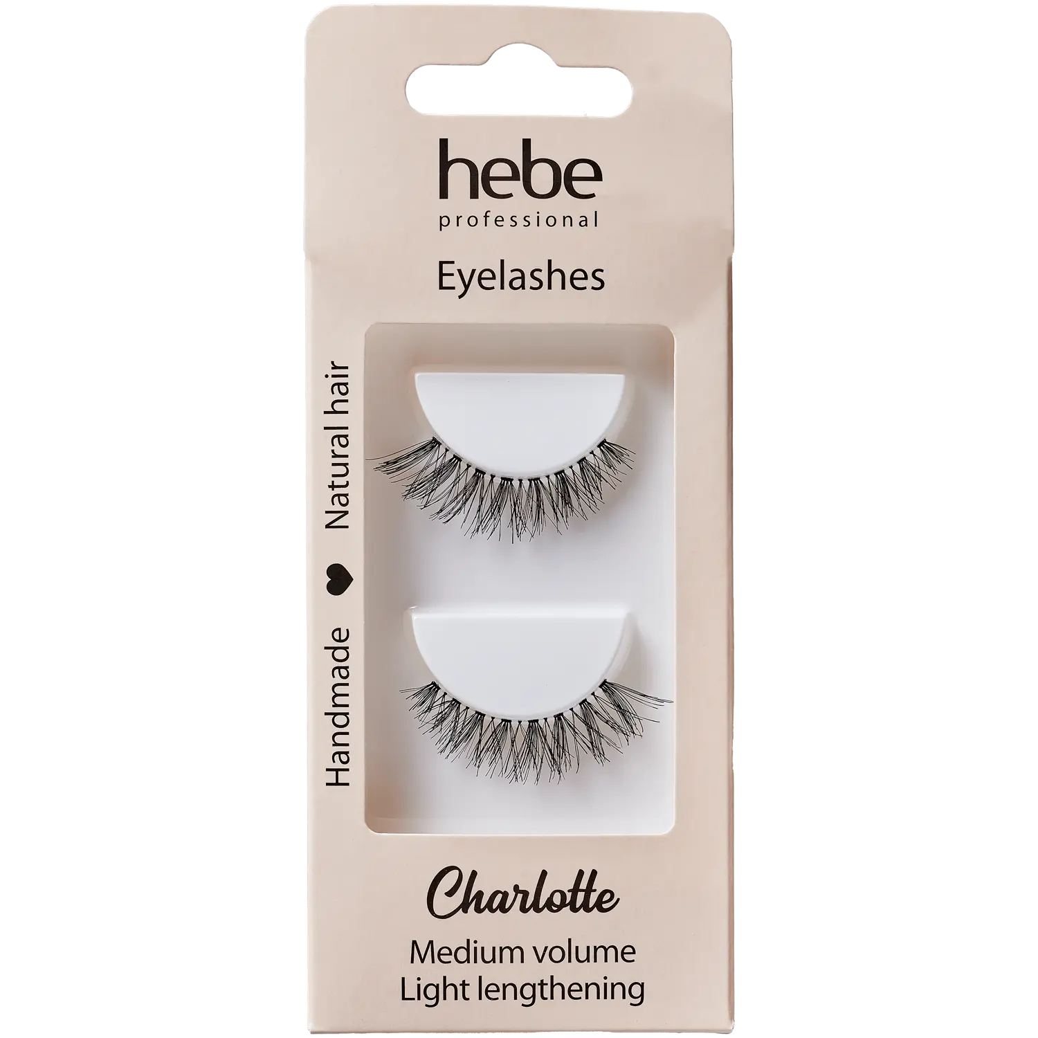 

Hebe Professional Charlotte многоразовые натуральные ресницы, 1 упаковка