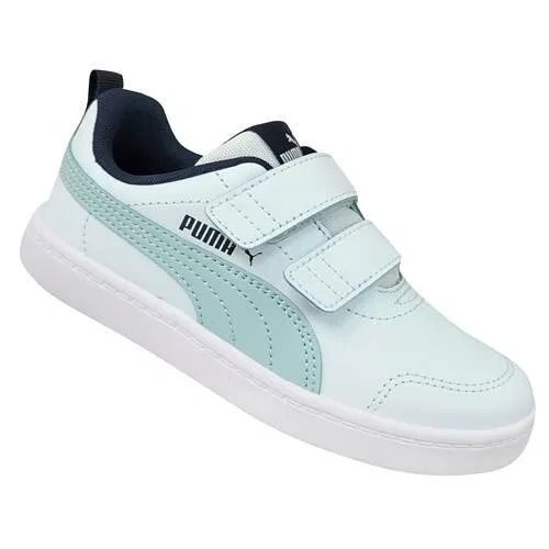 Детские кеды с липучкой Puma Courtflex V2 V Ps, Hellblau — фото 2