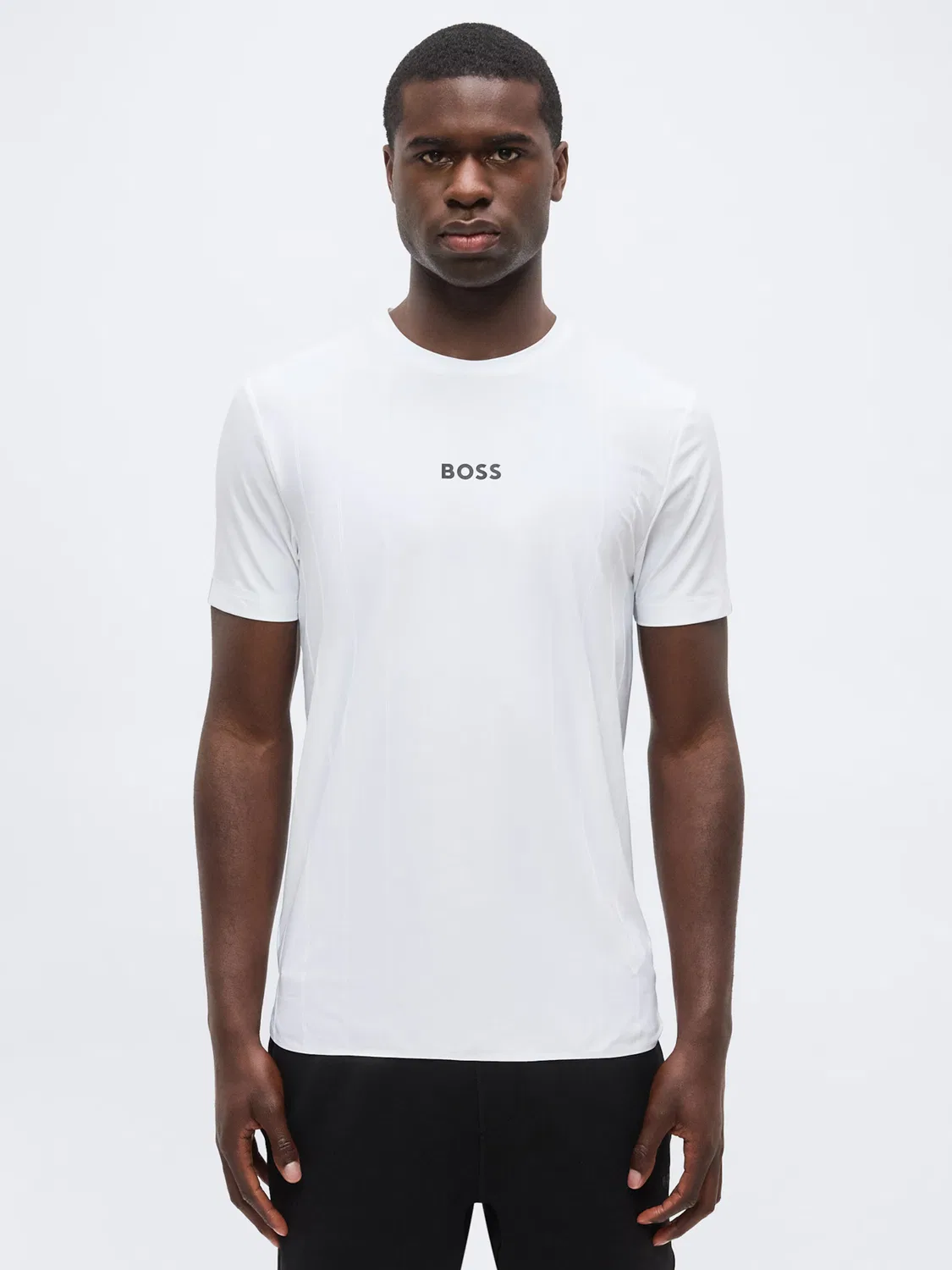 Футболка Boss Performance Shirt Serve 1 белого цвета — фото 2