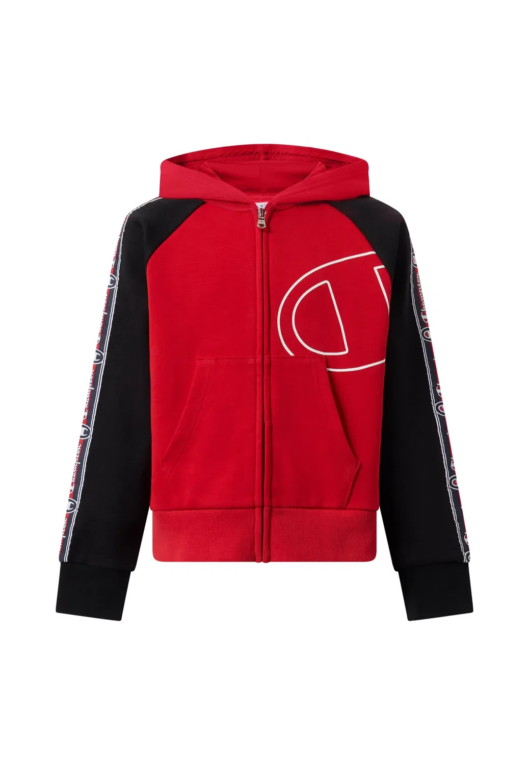 Толстовка с капюшоном на молнии - толстовка на молнии Champion, Dark Red — фото 4