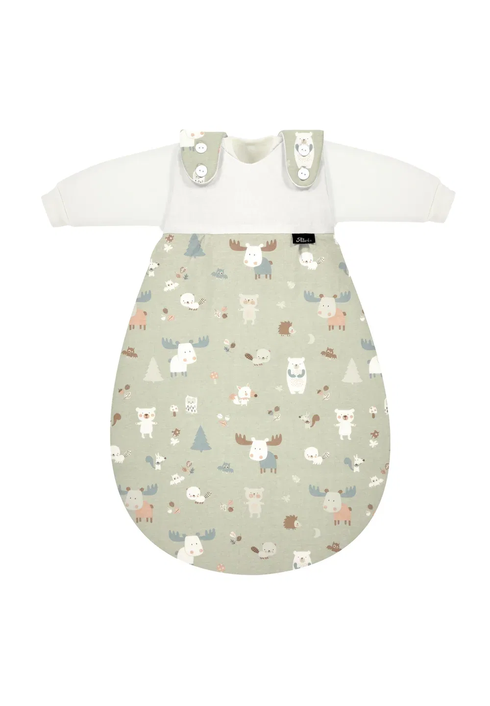 Детский спальный мешок Baby-Mäxchen, комплект из 3 предметов Alvi, Baby Forest