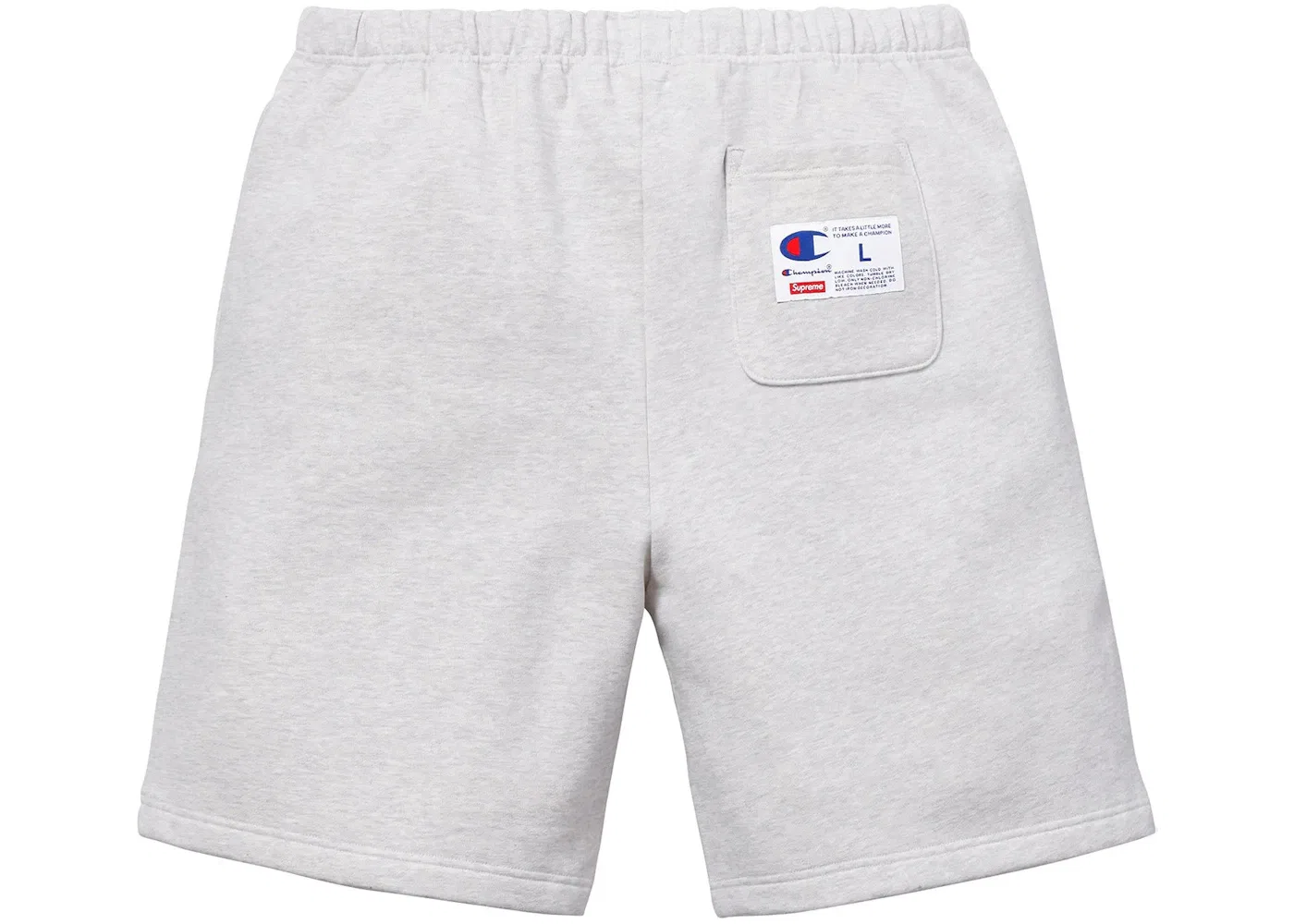 Мужские шорты с принтом Sweatshort Supreme, Ash Grey — фото 2