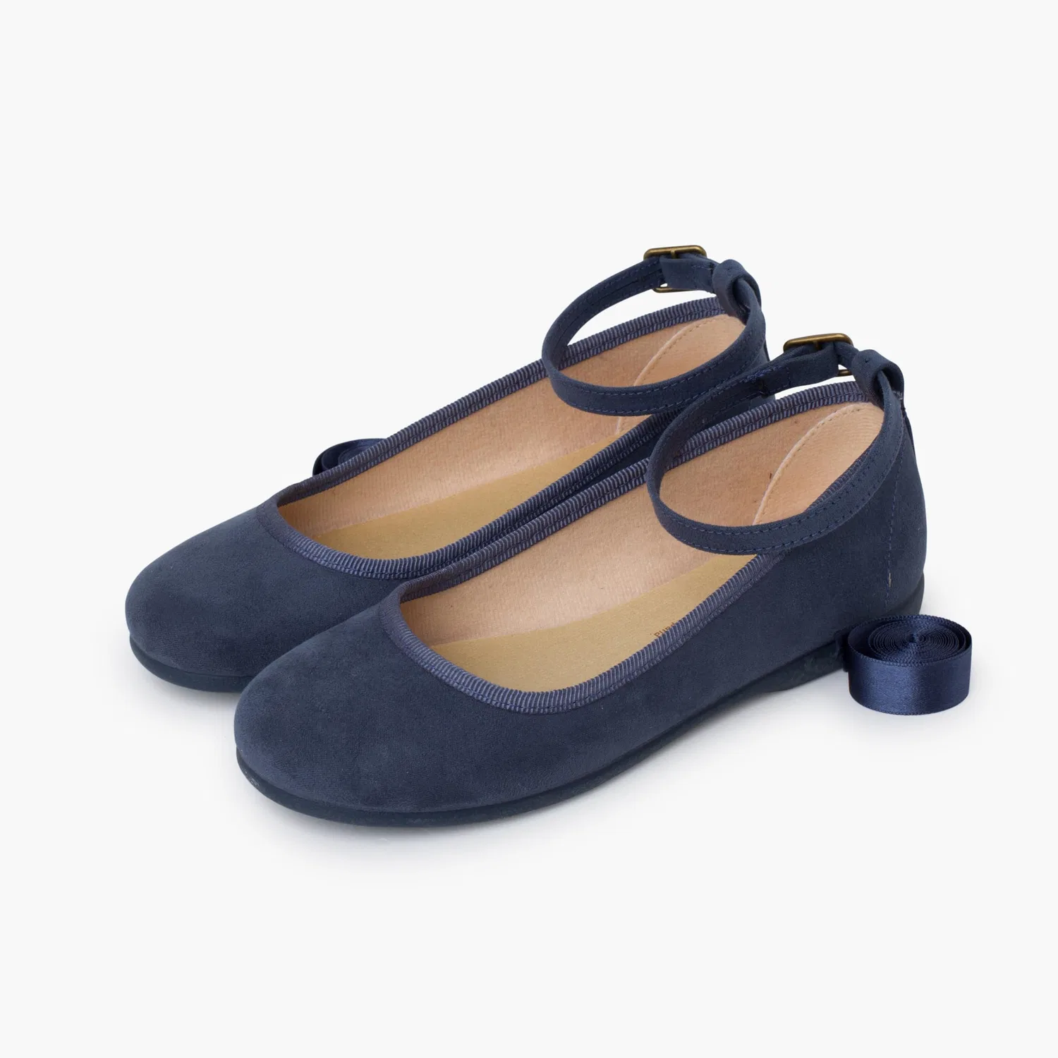 Детские балетки для девочек с принтом Pisamonas, Royal Blue — фото 4