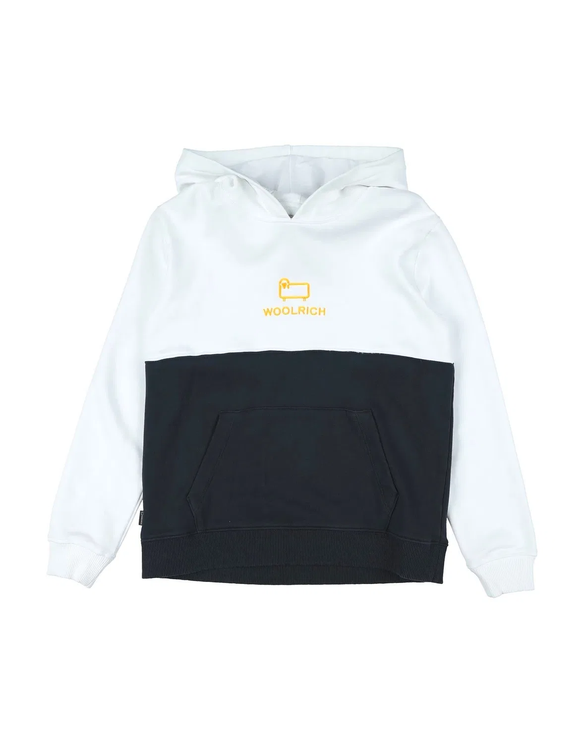 Детский свитшот с капюшоном Woolrich, белый