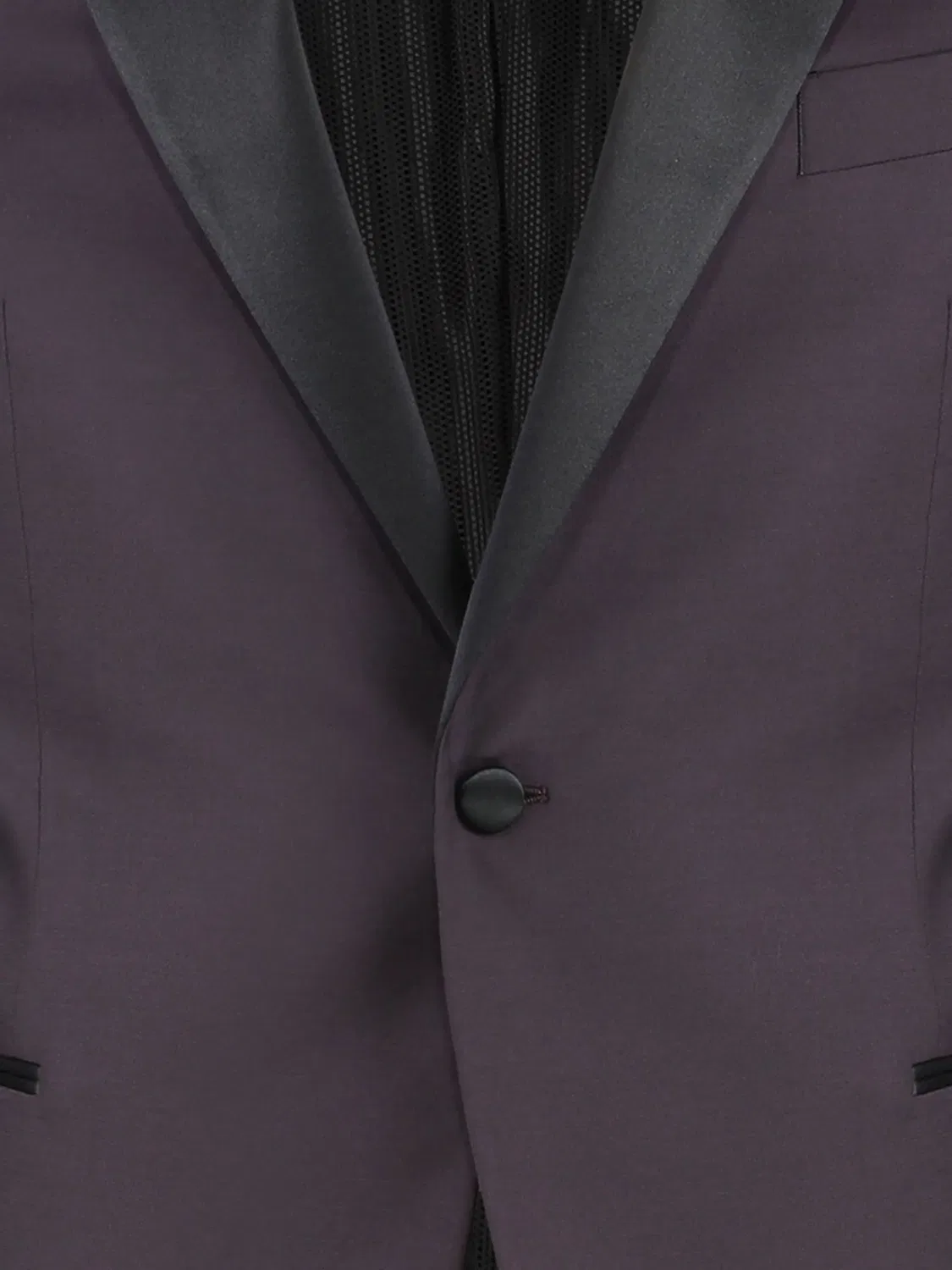 Пиджак из смеси шерсти с virgin wool Emporio Armani, синий — фото 3