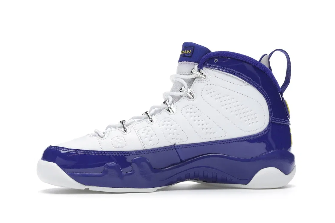 Детские кроссовки Lifestyle Jordan 9 Retro Jordan, White Concord Tour Yellow — фото 3