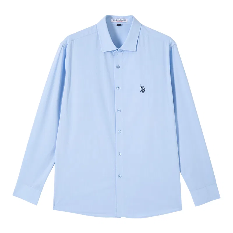 Мужская рубашка с острым воротником U.S. POLO ASSN., Navy Blue — фото 3