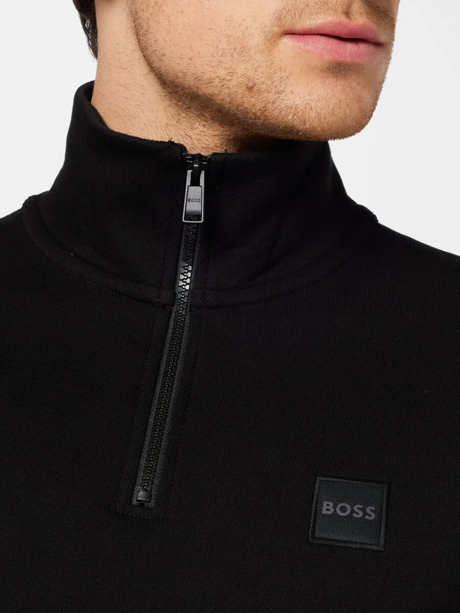 Толстовка BOSS 'Zetrust' черного цвета — фото 2