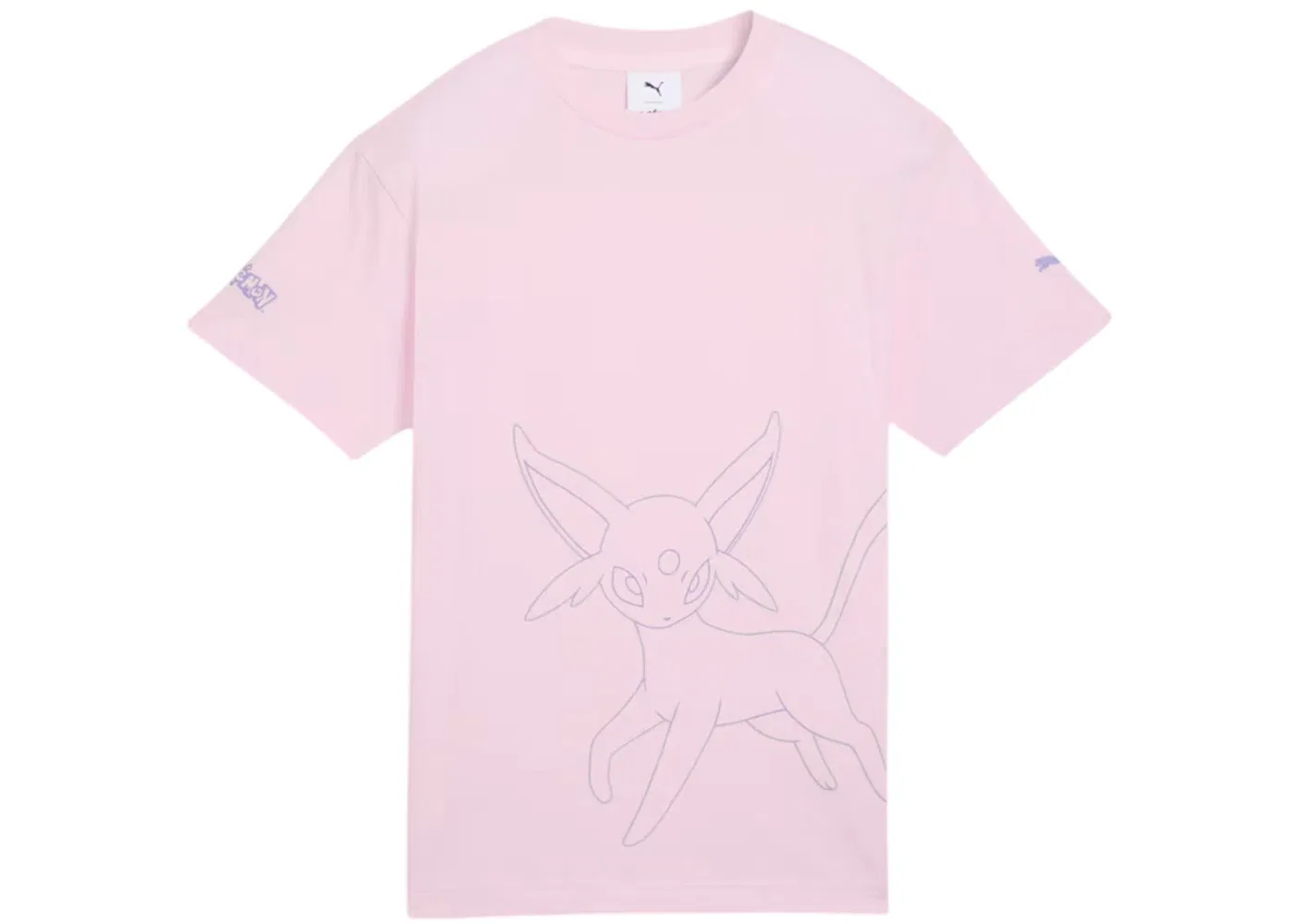 Детская футболка с принтом Puma x Pokemon Kids Relaxed Graphic Tee, Pearl Pink