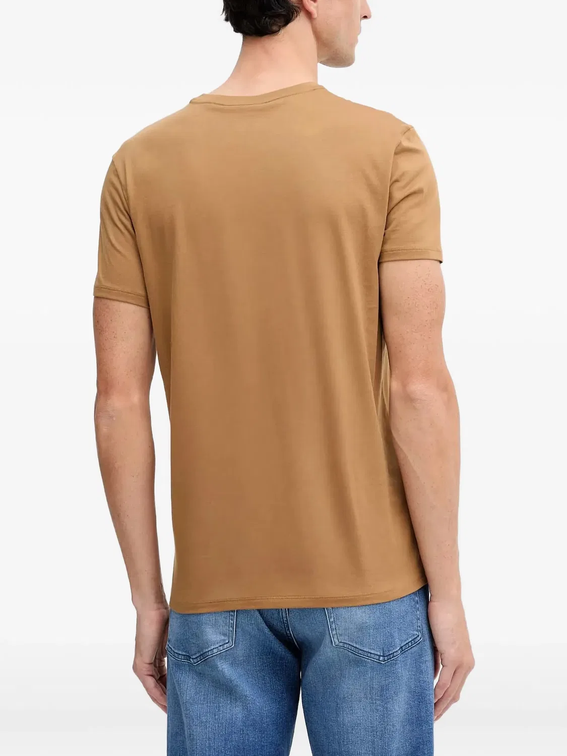 Футболка с V-образным вырезом из Pima хлопка Lacoste, коричневый — фото 2