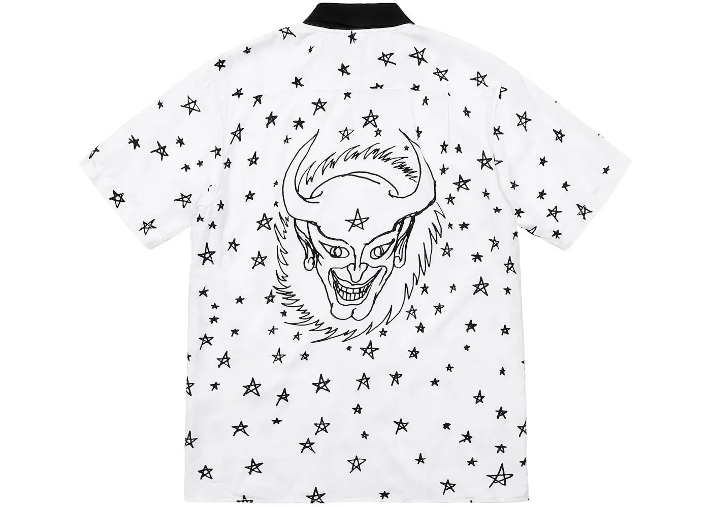 Мужская рубашка с принтом Supreme Shirt, White — фото 2