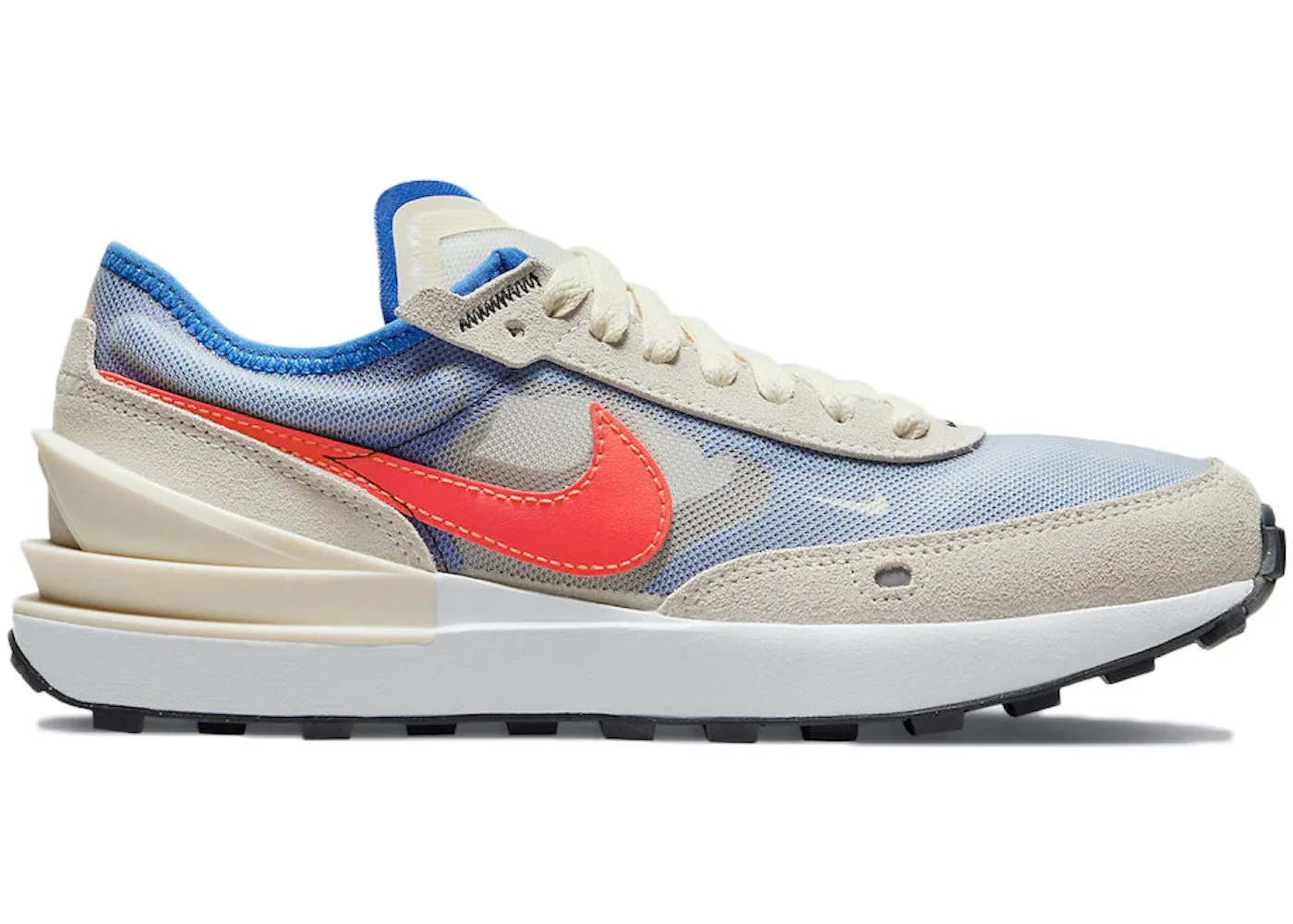 Детские кроссовки Lifestyle Nike Waffle One, Coconut Milk/Hyper Royal-Light Lemon Twist-Bright Crimson