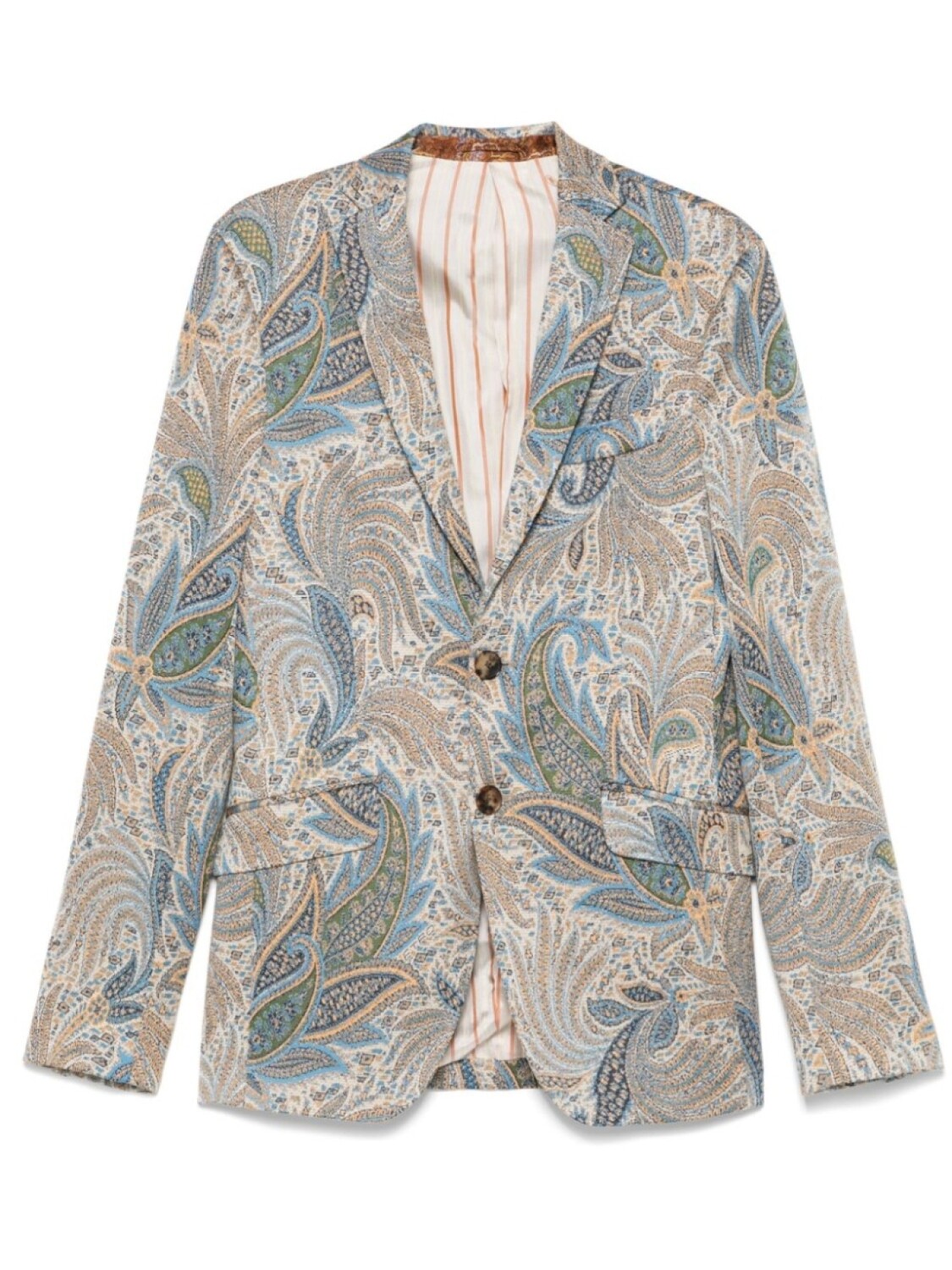 

Блейзер с узором пейсли ETRO, синий