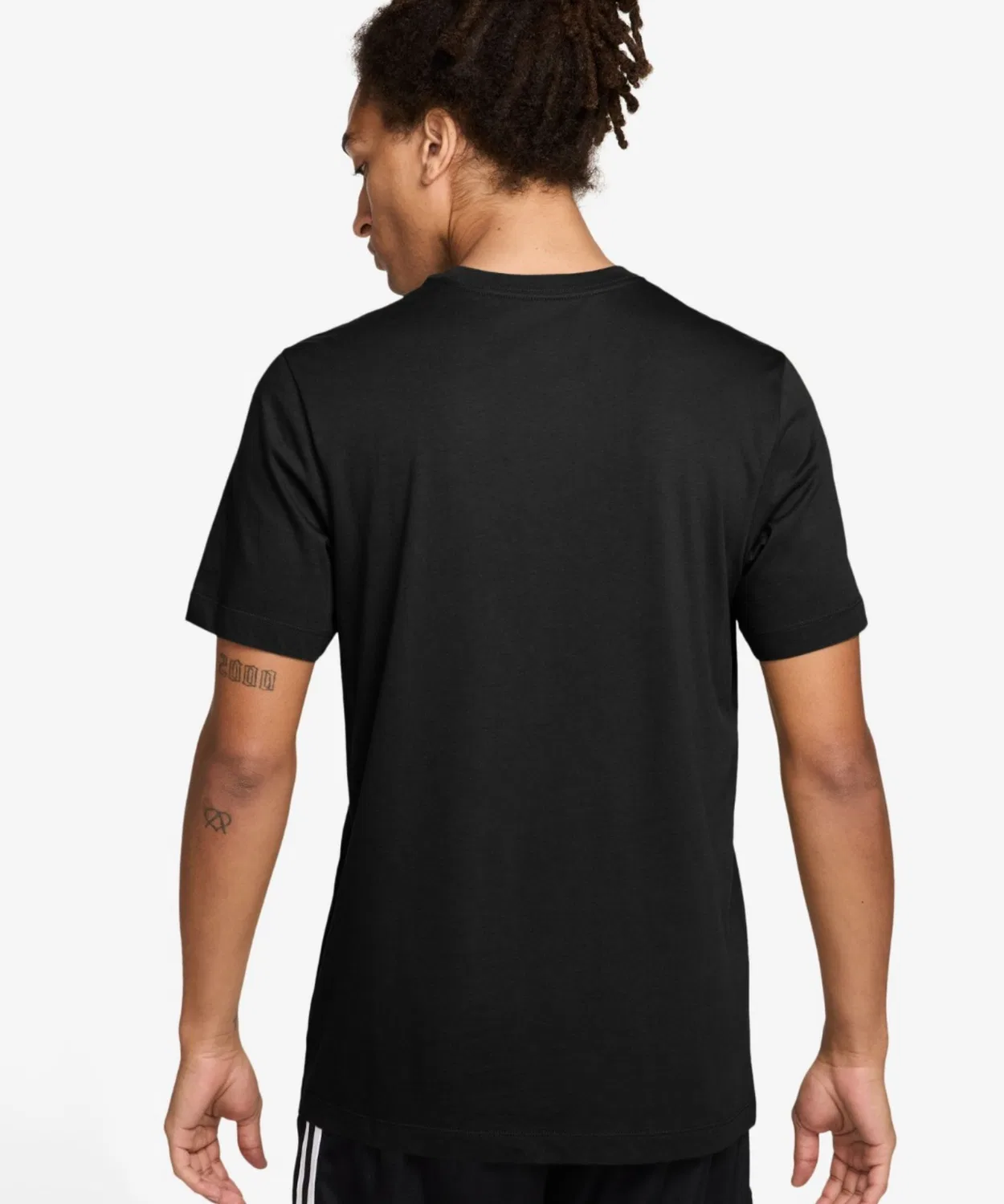 Мужская футболка с коротким рукавом и принтом NIKE STD ASBURY HCEASY S/S T-Shirt, Black — фото 2