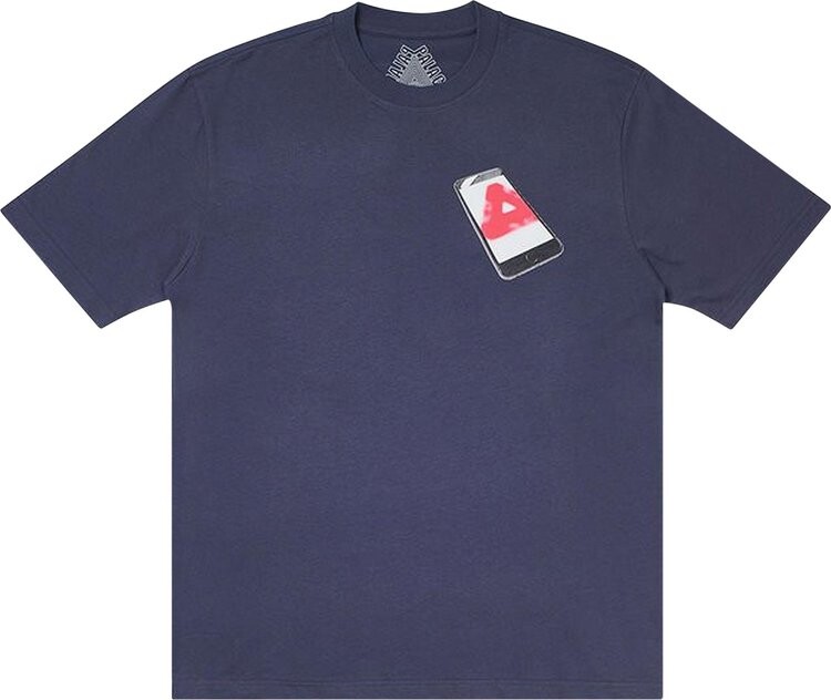 

Футболка Palace Tri-Phone T-Shirt 'Navy', синий