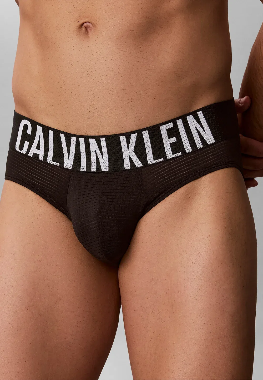 Комплект из 3 трусов-слипов - интенсивная воздушная прослойка - трусы Calvin Klein, Black — фото 4