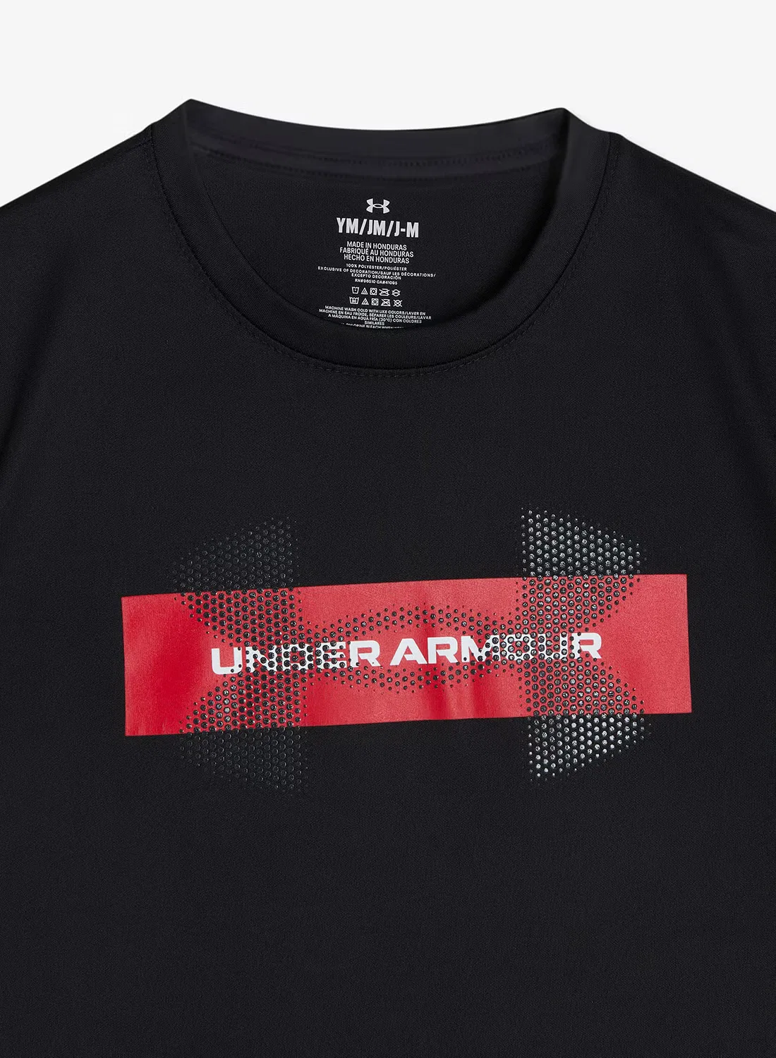 Футболка с принтом Tech Youth Under Armour, черный — фото 3