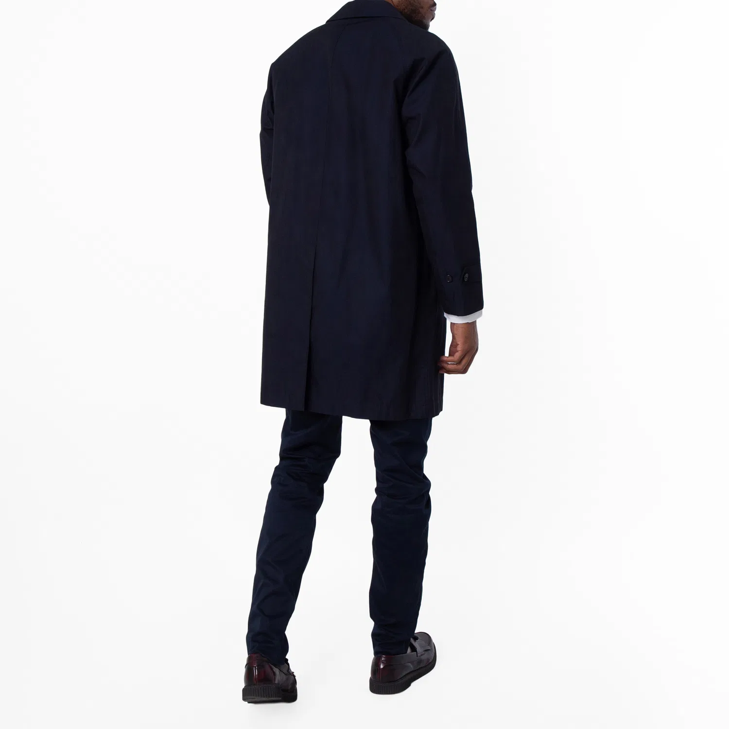 Пальто-каркот из габардина Camden Classic Car Coat Burberry, Blue Carbon — фото 4