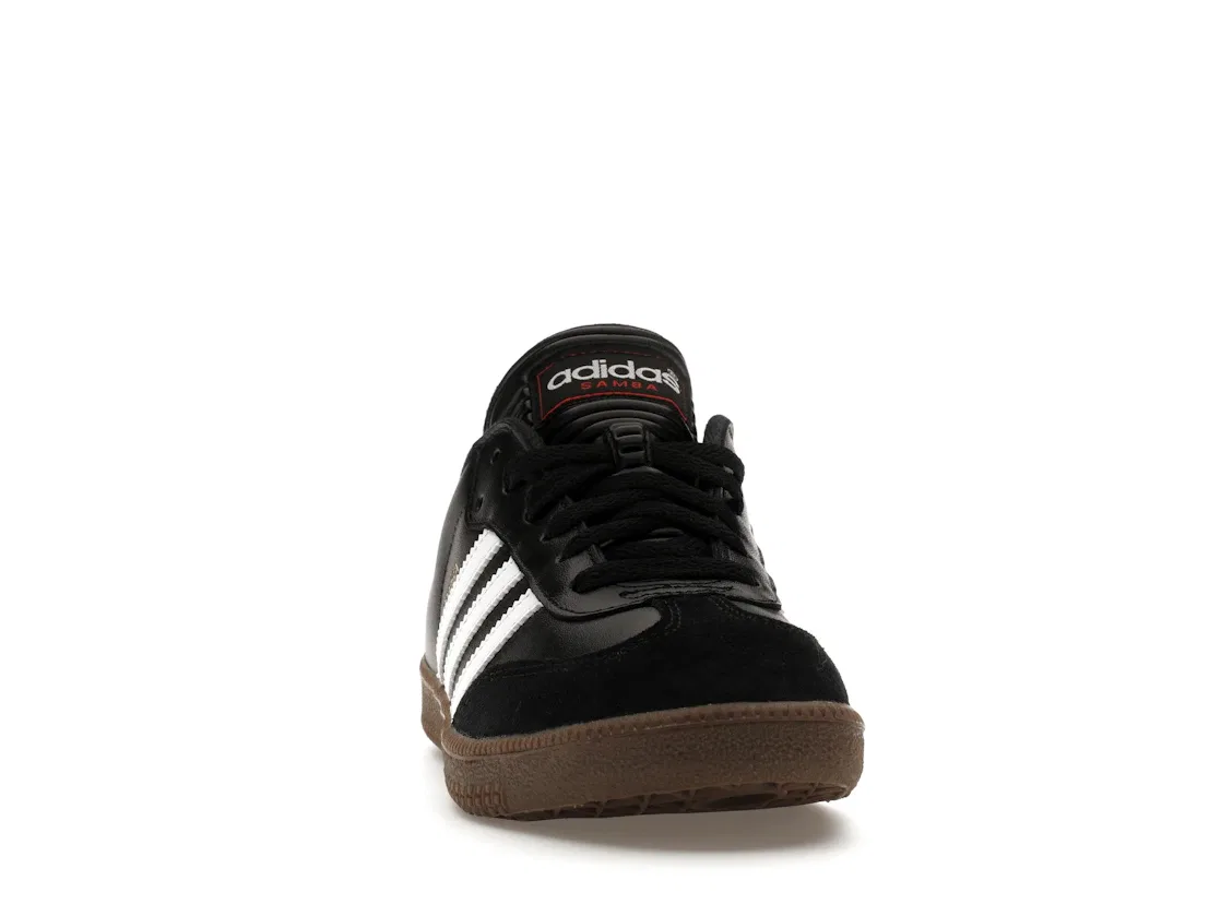 Детские кроссовки с замшевым носком Adidas Samba Classic, Black/White/Dark Gum — фото 2