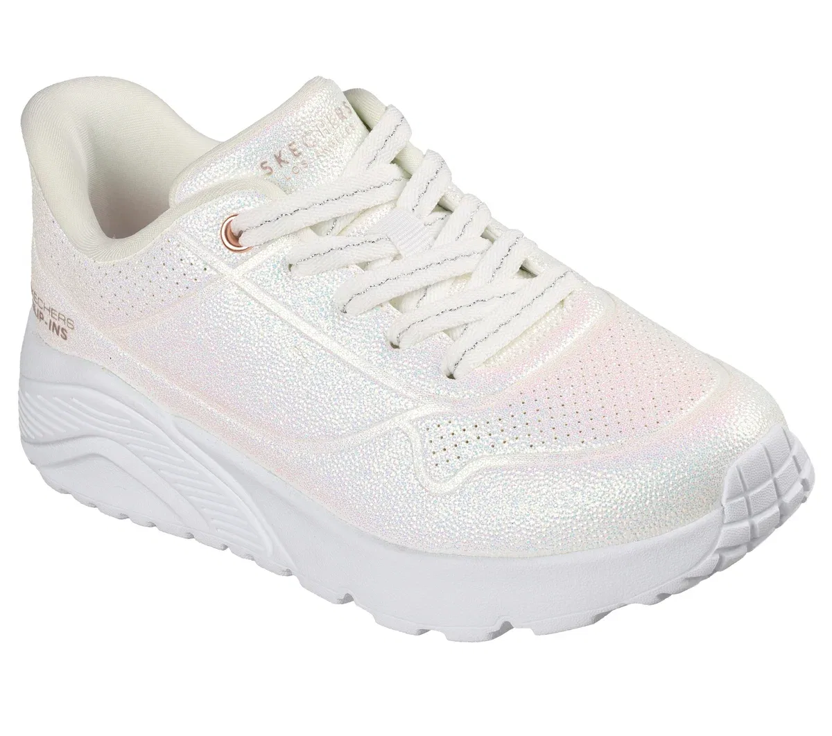 Детские слипоны UNO Lite Ease Skechers, белый — фото 4