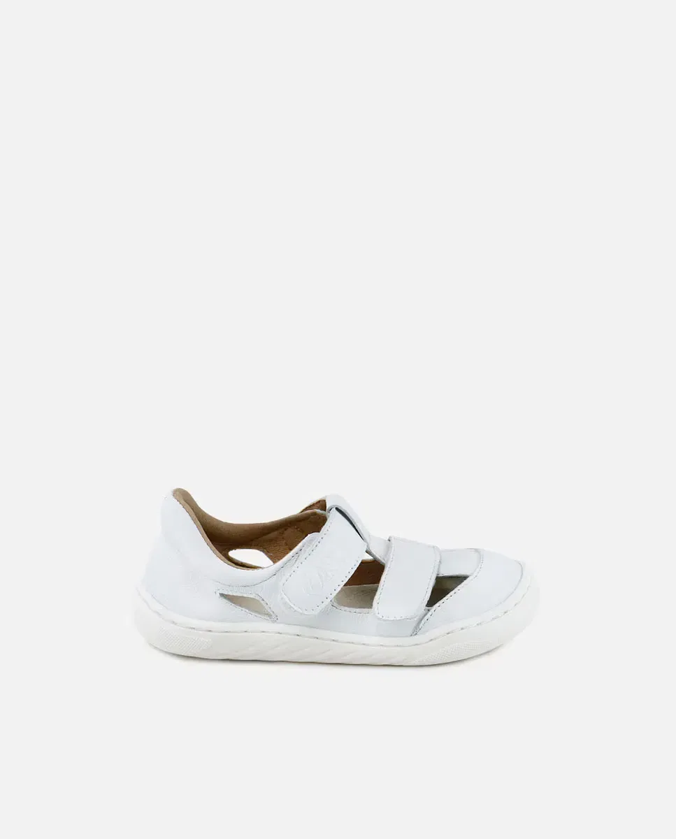 Детские сандалии barefoot из кожи Eli 1957, Blanco