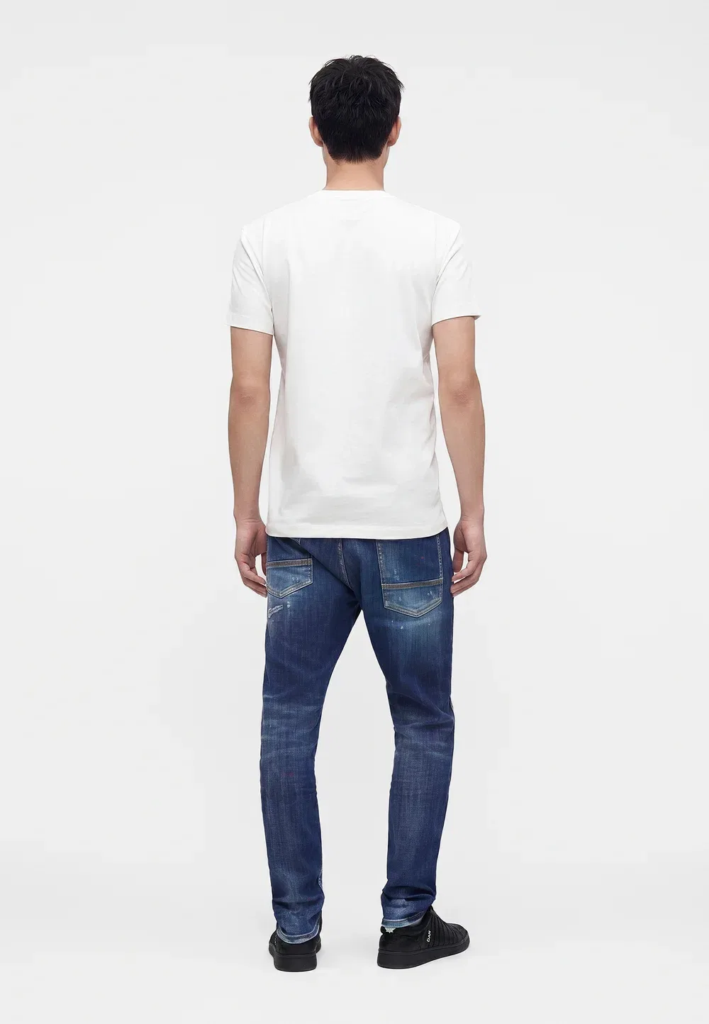 Стильная футболка с принтом Dsquared2, White — фото 3