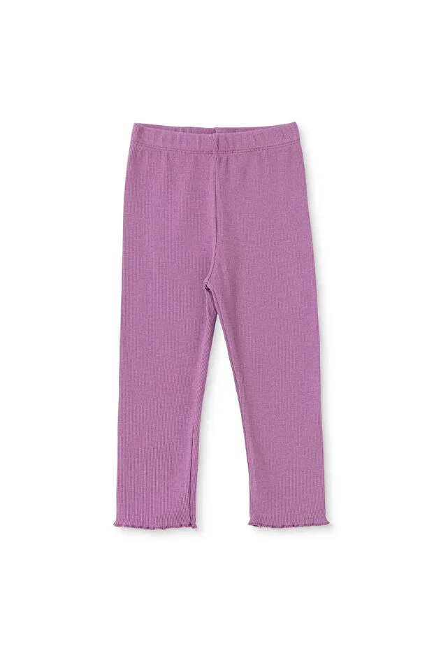 Детские леггинсы для девочек однотонные Helobaby Ebebek Hello Baby, Plum