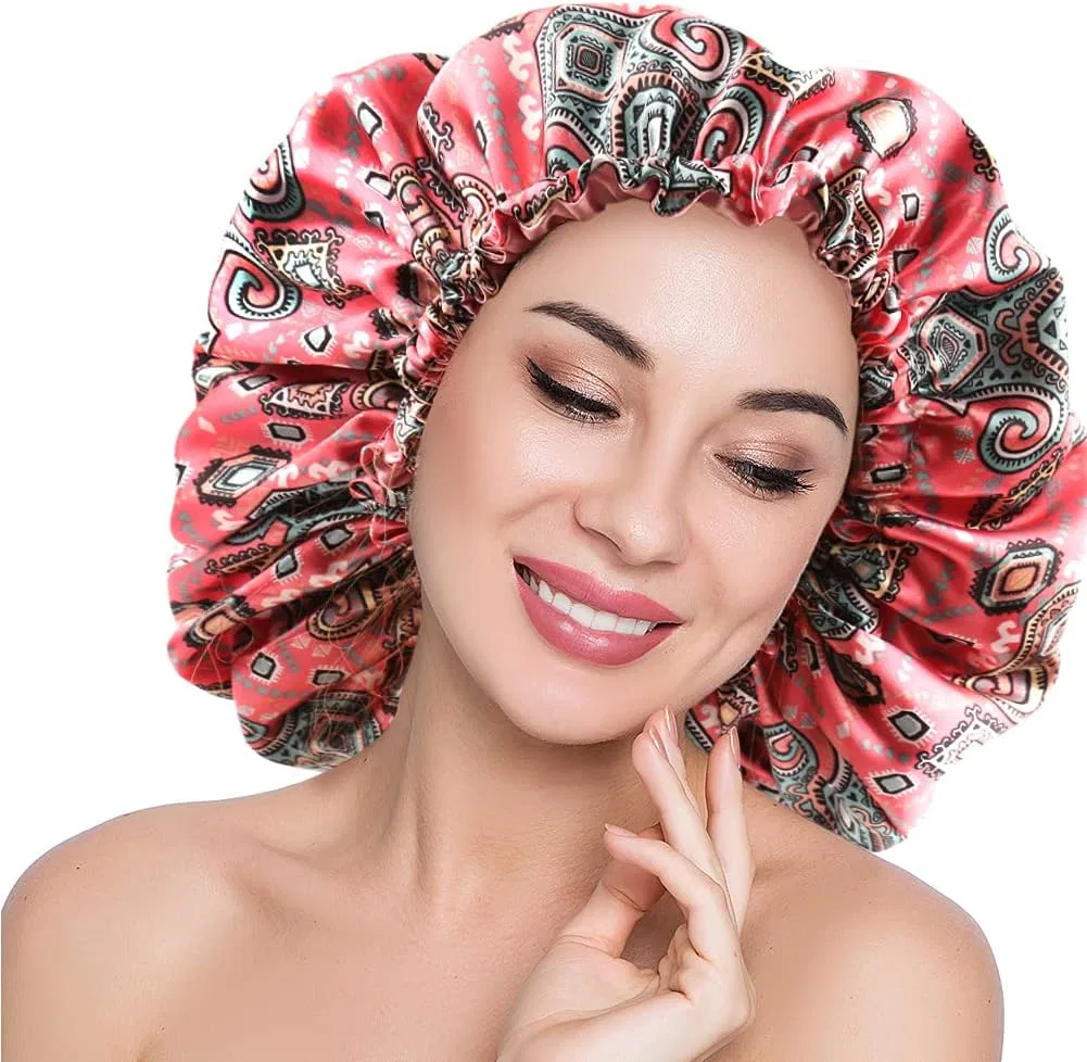 Шапочка для душа, Satin, ELIHAIR, XL, Pink - retro pink