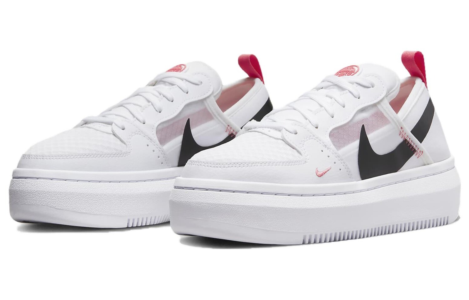 Кроссовки Nike Wmns Court Vision Alta Txt 'White Sea Coral', белый — фото 3
