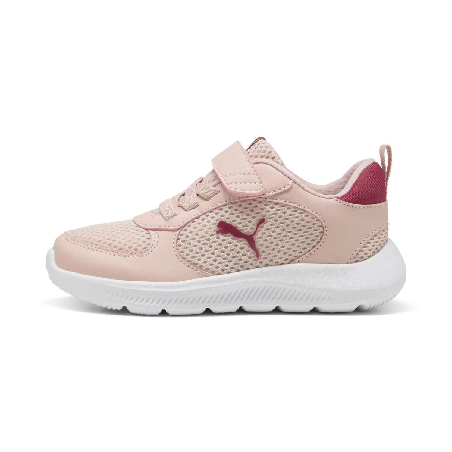Детские кроссовки с комбинированной застежкой Fun Racer 2 Puma, Rosa Rot — фото 3
