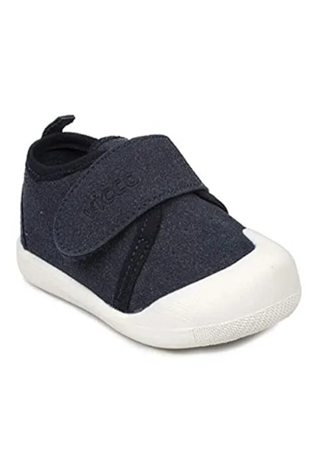 Детские туфли для девочек на липучках Vicco, Navy Blue — фото 3